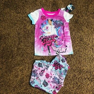 Brand New Girls Size 4 That Girl Lay Lay Top & Bottoms Pajama Set - Picture 1 of 5
