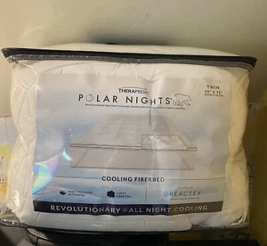 Therapedic Polar Nights 2" Cooling Down Alternative Twin Fiberbed REACTEX - Picture 1 of 3