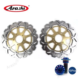 Rotor de disco de freno delantero y pernos para Suzuki Hayabusa 1999-2007 GSXR600 1997-2003 - Imagen 1 de 9