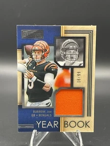 2022 Panini Playbook Joe Burrow /99 Annuario Swatches Patch Bengals #YS-3 - Foto 1 di 3