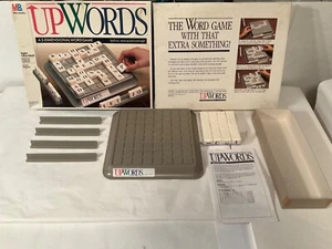 Complete ! 1988 Upwords Board Game Maker Scrabble Words Spelling Learning Letter - Picture 1 of 12