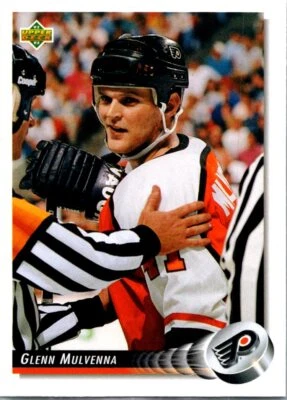 1992-93 Upper Deck #490 Glenn Mulvenna - Image 1 of 2