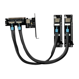Tarjeta gráfica ADT-Link PCIe 4.0 x16 MCIO extensión cable elevador tarjeta adaptadora - Imagen 1 de 16