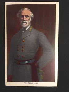 c1960’s Confederate General Robert E. Lee Portrait Vintage Postcard - Picture 1 of 2