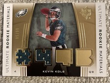 2007 Ultimate Collection Materials GOLD 05/99 Kevin Kolb #URM-KK Rookie EAGLES