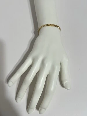 Pulsera de Colección Christian Dior Por John Galliano Oro Mini Logo Foto 1 de 4