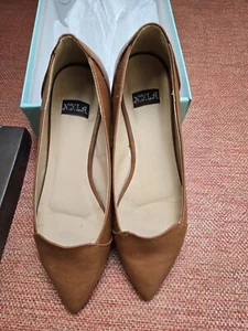 NYLA Women’s Tan Platfroms Flats JF003-03 Size 8 - Picture 1 of 7