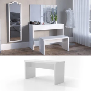 Vicco banco para tocador Viola taburete para tocador blanco brillante 90x46 cm - Imagen 1 de 3