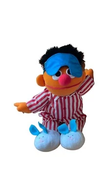Tyco  Vintage 90s Sing & Snore Ernie Sesame Street Singing Toy Animatronic - Image 1 of 4