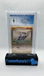 2003 Onix Pokémon EX Sandstorm Reverse Holo CGC 9 - Picture 1 of 2