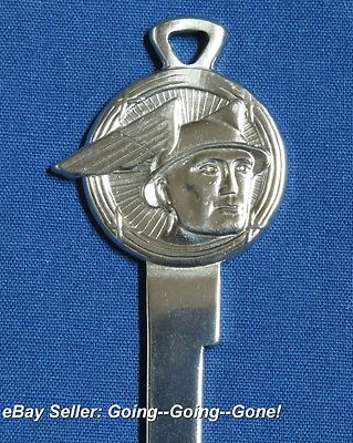 DE COLECCIÓN ORO 18KT LINCOLN MERCURY MENSAJERO LLAVE EN BLANCO H16 1127M 1952-1958 wg Foto 1 de 4