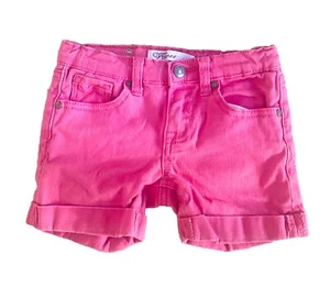 Vigoss Hot Pink Denim Shorts Girls Size 6 - Picture 1 of 3