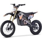 MotoTec 48v Pro Kids Electric Dirt Bike 1600w Lithium Orange Ages 13+