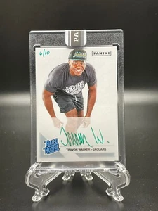 Travon Walker 2022 Panini Instant Next Day ON CARD AUTO GREEN ROOKIE SSP /10 - Picture 1 of 3