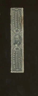 1871 United States Internal Revenue Private Die Medicine Stamp #RS210b w/ Fault - Image 1 of 2