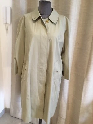 Superbe Trench Coton Kaki Burberry S Tbe Authentique  - Photo 1/4