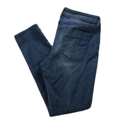 Jeans Elle para mujer 12 denim elástico cónico azul lavado medio 34x28,5 Foto 1 de 4