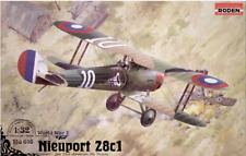 Roden 616 - Nieuport 28c1 French Fighter-biplane - 1/32 Scale Model Kit 255 mm