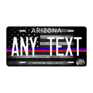 Arizona 1st First Responder Personalized Custom License Plate ANY TEXT NAME Tag - Picture 1 of 3