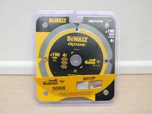 DeWALT DT1472 MULTI MATERIAL PCD FIBRE CEMENT DIAMOND SAW BLADE 190MM X 4T - Picture 1 of 2