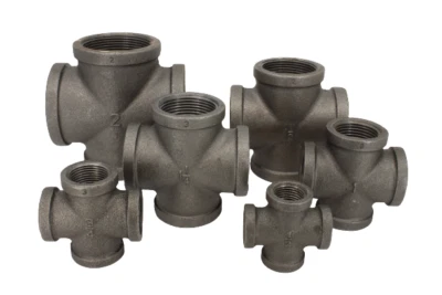 Black Malleable Iron Crosses 15mm - 50mm (1/2" - 2") - Image 1 of 4