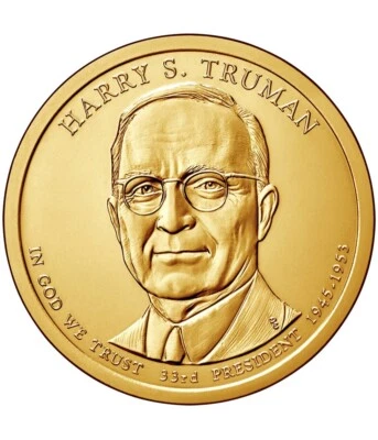 2015 D Harry S Truman Presidential Dollar. Uncirculated From US Mint roll. - Image 1 of 3