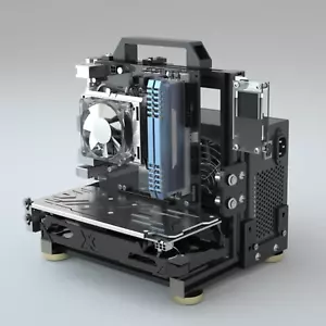 Banco prova telaio assemblaggio creativo PC, custodia telaio aperto, computer fai da te Motherbo - Foto 1 di 8