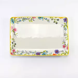 Charlotte 16,5 Zoll rechteckige Servierplatte von Euro Ceramica - Bild 1 von 2