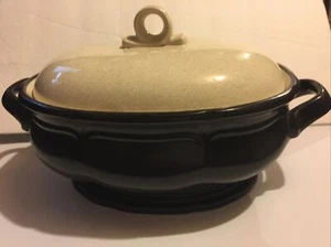 Mikasa Italian Terrace Antique White E8901 Casserole Dish Vintage RARE Brown - Picture 1 of 7
