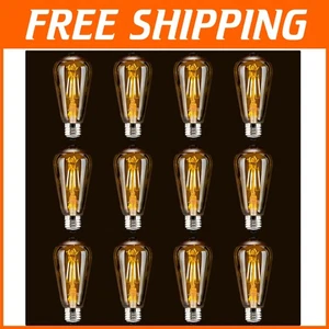 Long Lasting Antique LED Edison Bulbs, 2- Lifespan - Picture 1 of 9