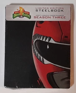Mighty Morphin Power Rangers Season Three Steelbook DVD-Case Damage - Picture 1 of 4