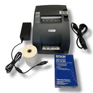New Epson TM-U220D Point of Sale Dot Matrix Printer Serial Connection Open Box - Picture 1 of 24