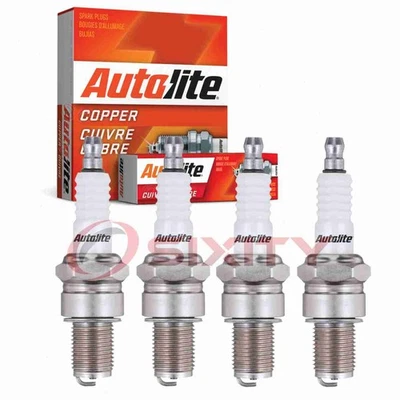 Velas de ignição Autolite núcleo de cobre 4 peças para 1956-1961 Abarth 750 ignição kz - Imagem 1 de 4