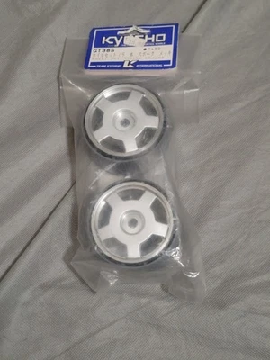 RUEDAS CROMADAS DE CINCO RADIOS KYOSHO GT-38 S DE COLECCIÓN GP20 SUPER OCHO ESPRIT LANDMAX  Foto 1 de 4