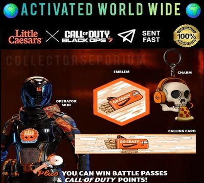 ALL REGIONS 🌍 CALL OF DUTY BLACK OPS 7 LITTLE CAESARS PROMO CODE 🍕 INSTANT 📦