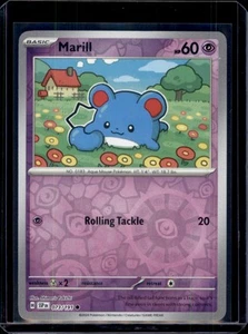 Marill SV08: Surging Sparks Pokémon 073/191 Reverse Holo NM+ - Picture 1 of 2