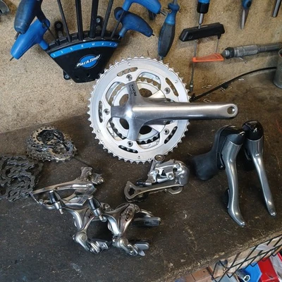 Shimano 105 5600/5603 triple Groupset - excellent condition  - Image 1 of 4