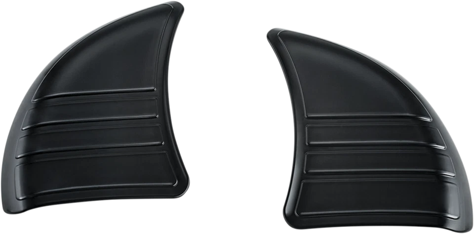 Kuryakyn 6979 Tri-Line Inner Fairing Cover Plates 光泽 黑色 — 第 1/1 张图片