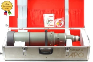 Rare w/Trunk Sigma APO Zoom-ω III S.L.D. 350-1200mm f11 Lens Nikon F Mount JAPAN - Picture 1 of 14