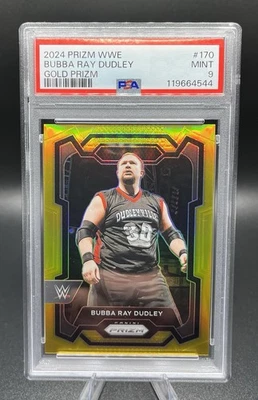 2024 Panini Prizm WWE Bubba Ray Dudley Gold Prizm /10 PSA 9  - Image 1 of 2