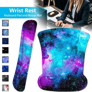 Riposo di polso Padiglione della tastiera Mouse Mat Memory Foam For PC Laptop - Bild 1 von 9