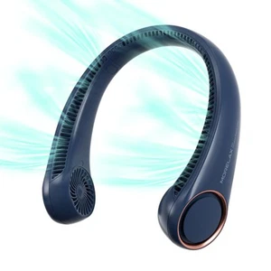 Neck Fan, USB Rechargeable Personal Fan,Hand Free Bladeless Portable Fans,400... - Picture 1 of 8