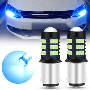 2X 380 P21/5W 1157 BAY15D LED Daytime Running Light Bulbs Ice Blue Super Bright - Picture 1 of 11