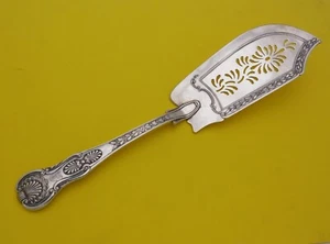 Magnificent PAUL STORR SILVER FISH SLICE, 1817 PS, Double shell & Laurel - Picture 1 of 6