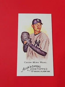2008 Allen & Ginters Mini Ginter Back Chien-Ming Wang #53, New Yok Yankees - Foto 1 di 2