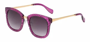 SONNENBRILLE IKONISCH FÜR ELEGANTE MODERNE FRAU. RUNDER QUADRATISCHER RAHMEN. - Bild 1 von 2