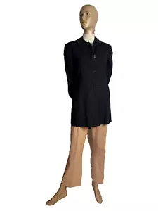 Gehrock Long Blazer schwarz Strenesse Schurwolle Krepp klassisch 38 40 - Bild 1 von 11