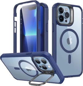Funda ESR para iPhone 13 Pro Max MagSafe Stash Stand Cuerpo Completo Azul Transparente - Imagen 1 de 9