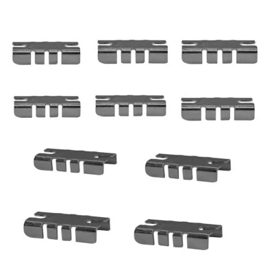 Стеклянные деревянные металлические полки сетчатая стенка дисплей крепление стеклянная полка опора зажимы 10 шт. - Изображение 1 из 4