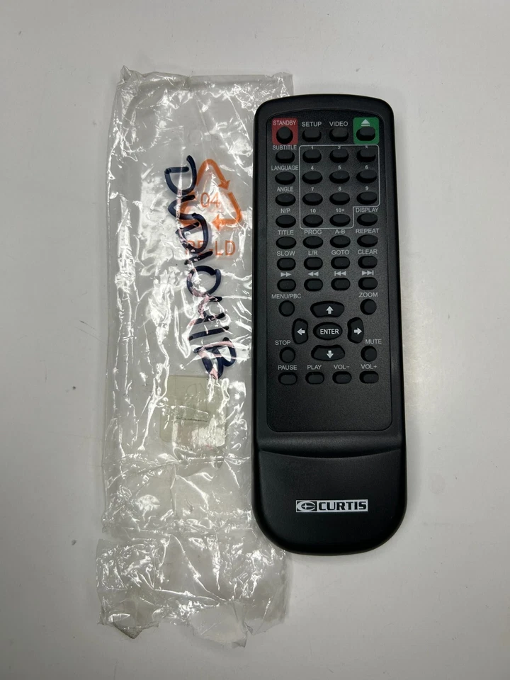 Curtis DVD Remote Control DVD1053 DVD1041B DVD1041C DVD1053B PDVD1053D DVD1174 - Image 1 of 2